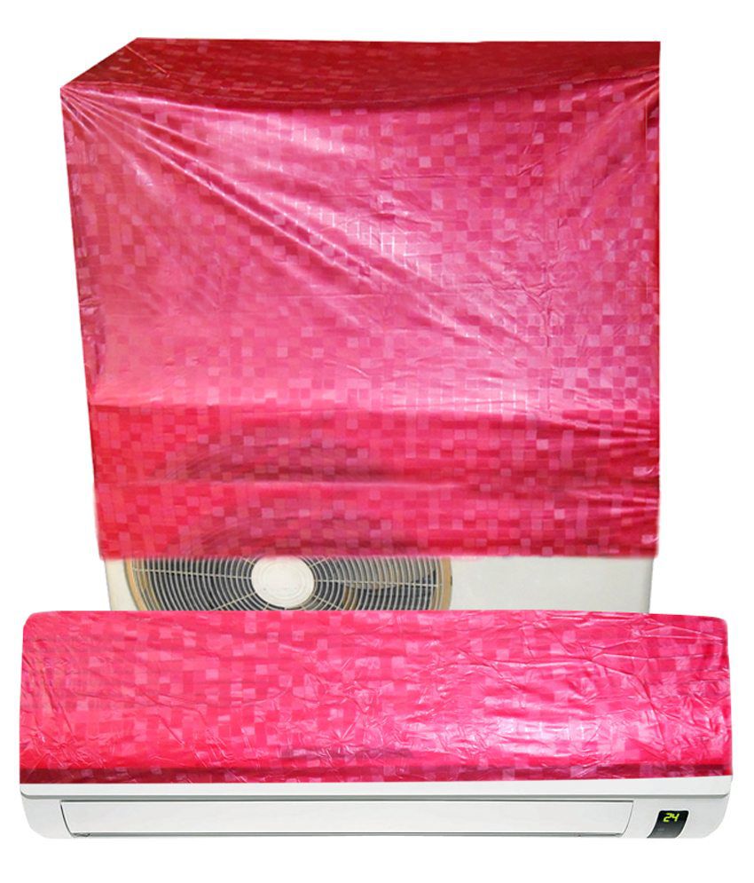     			E-Retailer Pink P.V.C Split Air Conditioner Cover for 1.5 Ton (Universal)