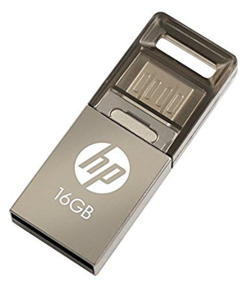 hp usb 2 0 otg hpv510m 16gb usb 2 0 otg pendrive silver hp usb 2 0 otg hpv510m 16gb usb 2 0 otg pendrive silver