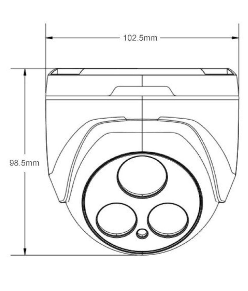 General Aux Jovision 2MP 1080P IP Dome Camera Network P2P Indoor