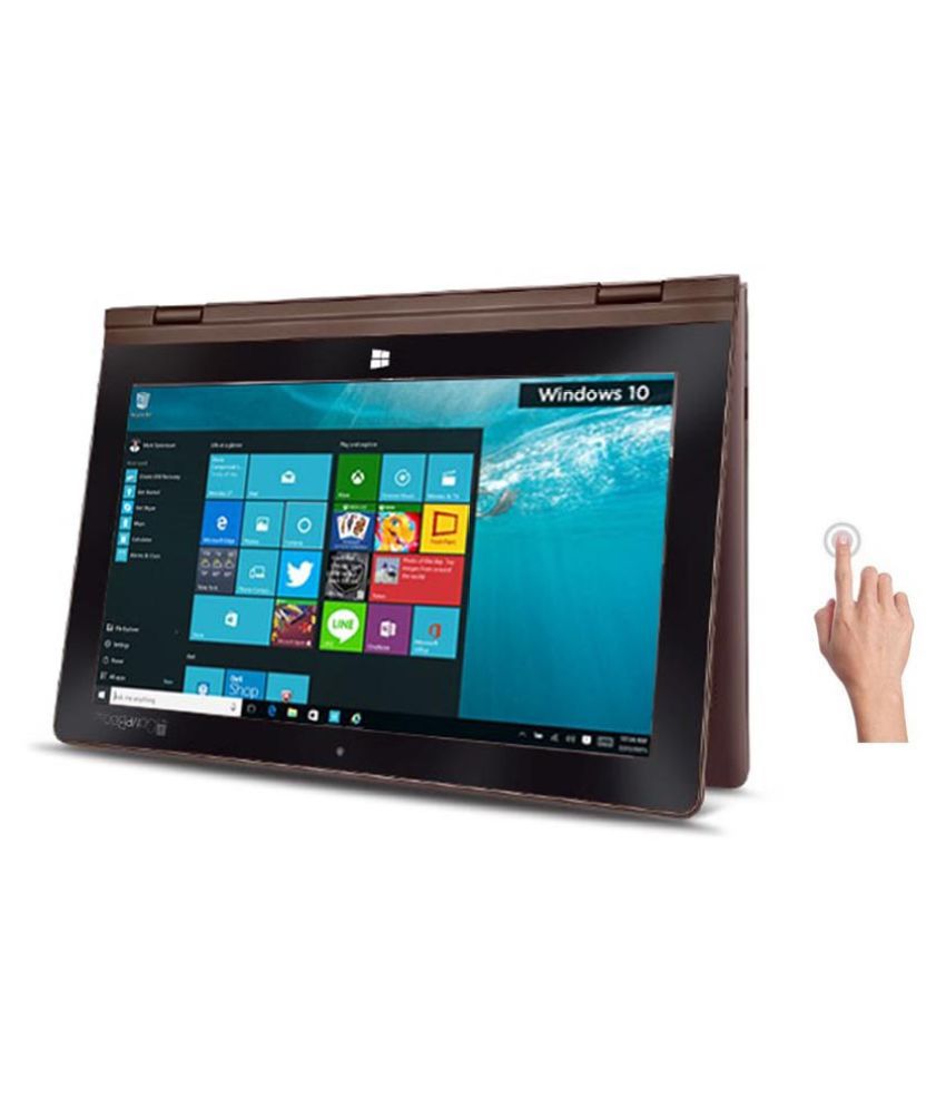    			iBall Compbook Flip-X5 2-in-1 Laptop (Intel Atom- 2GB RAM- 32GB eMMC- 29.46 cm(11.6) Touch- Windows 10) (Cobalt Brown)