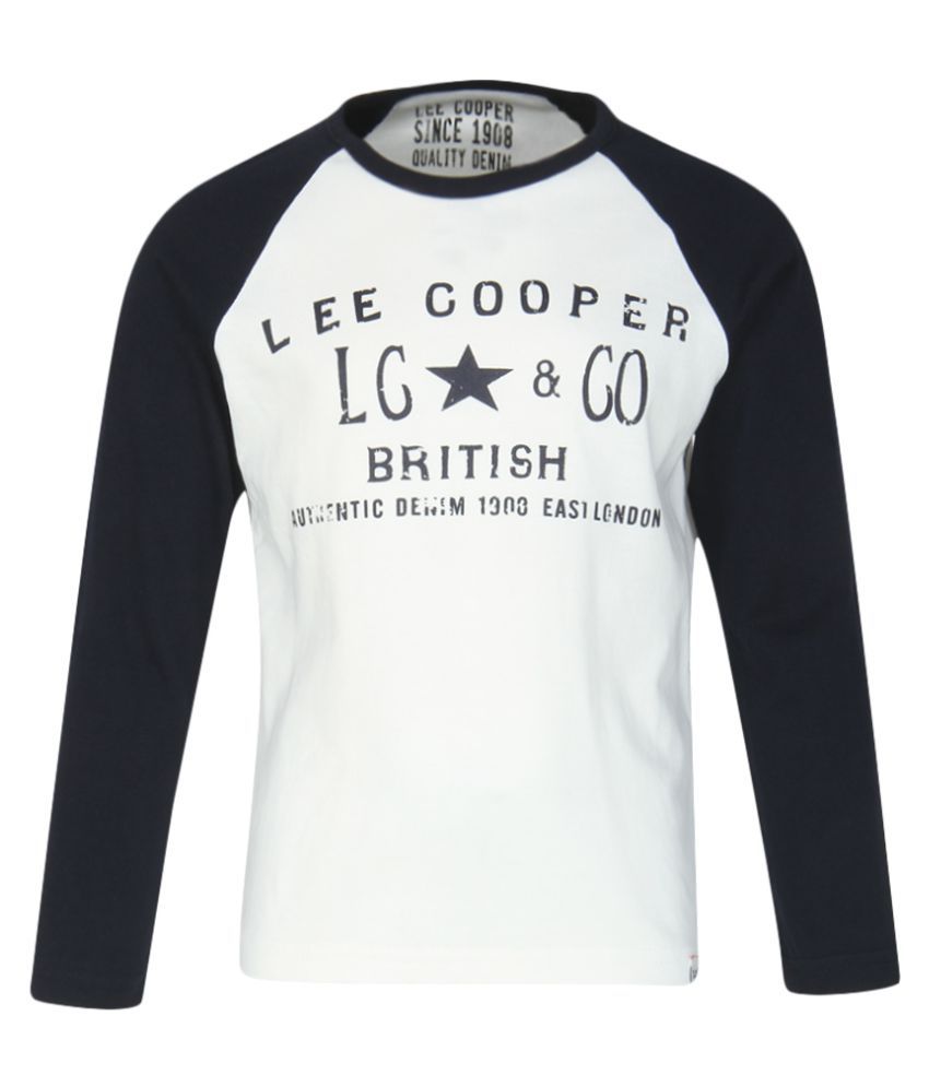 lee cooper t shirt size chart