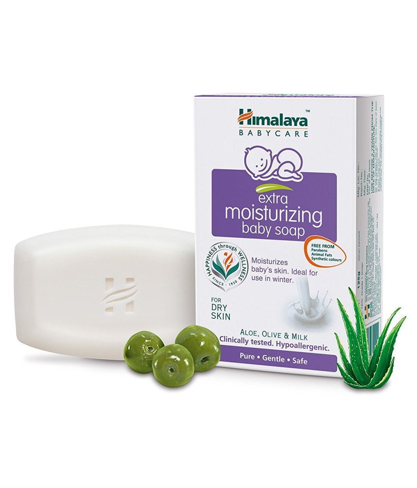 himalaya extra moisturizing baby soap 75g