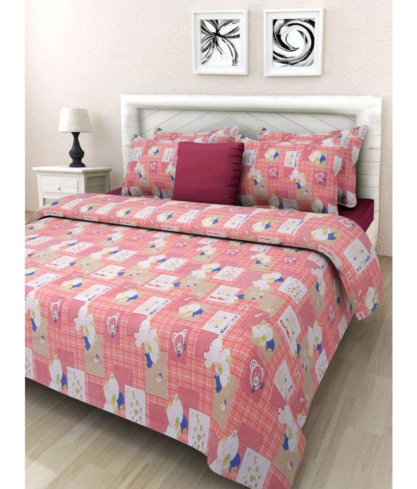 Swastika Double Cotton Cartoons Bed Sheet Buy Swastika Double Cotton