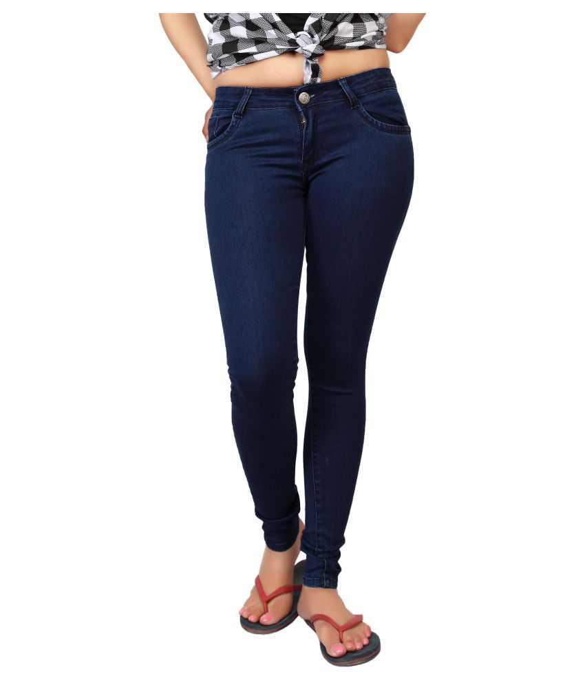Comix Ink Blue Denim Jeans - Buy Comix Ink Blue Denim Jeans Online at ...