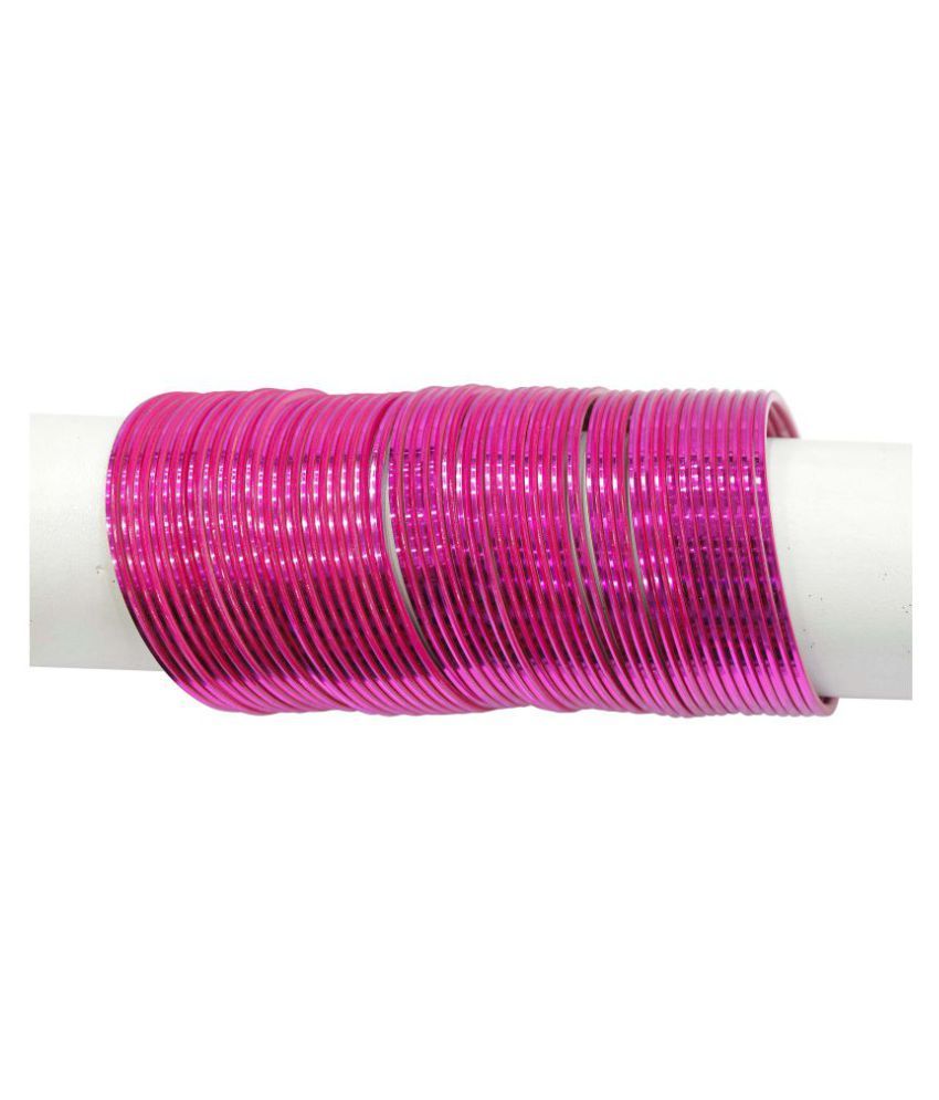 plain pink bangles