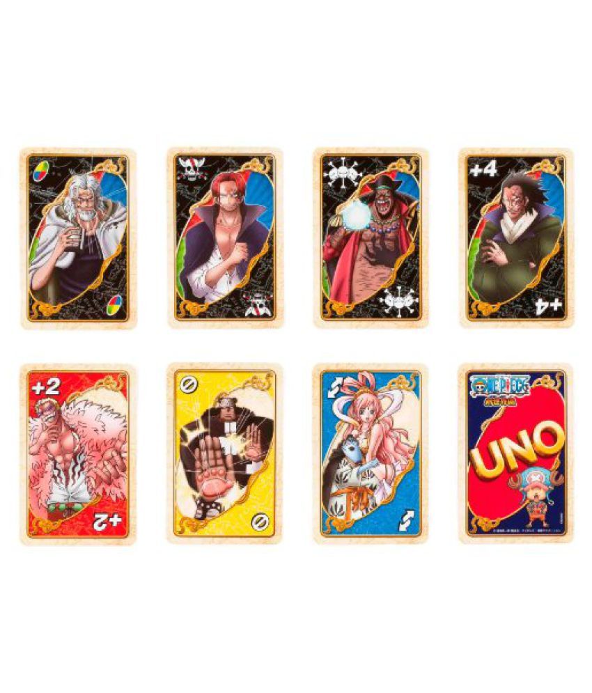 One Piece The New World Part One Mattel Uno Card Game Buy One Piece The New World Part One Mattel Uno Card Game Online At Low Price Snapdeal
