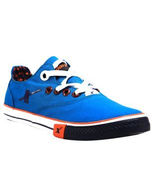 sparx canvas shoes blue
