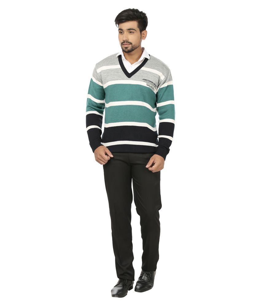 Spawn Multi V Neck Sweater - Buy Spawn Multi V Neck Sweater Online at ...