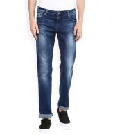 Integriti Blue Slim Fit Faded Jeans