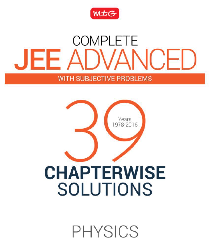     			39 Years Complete JEE Advance Chapterwise Solutions - Physics