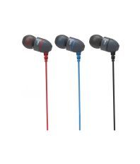 boAt BassHeads 200 In Ear Wired With Mic Earphones Red