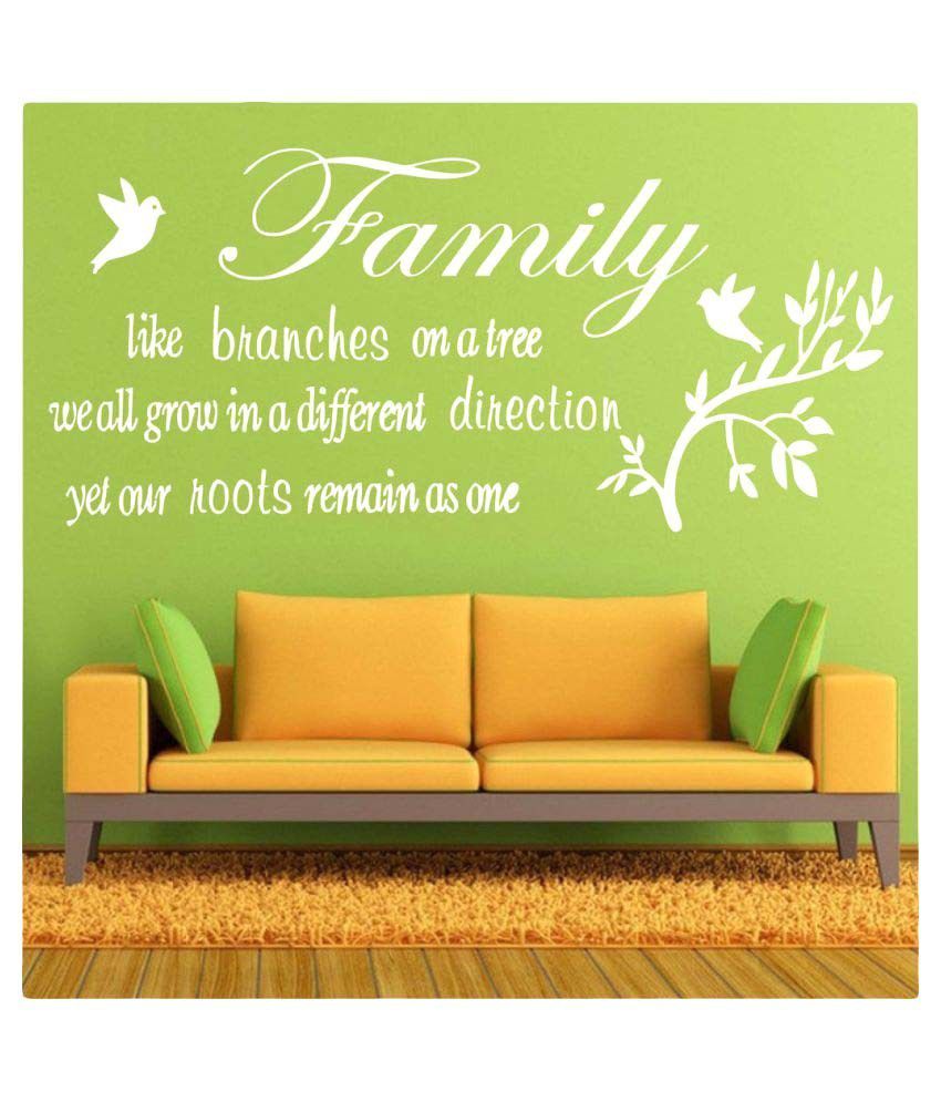     			Decor Villa Family Like PVC Wall Stickers