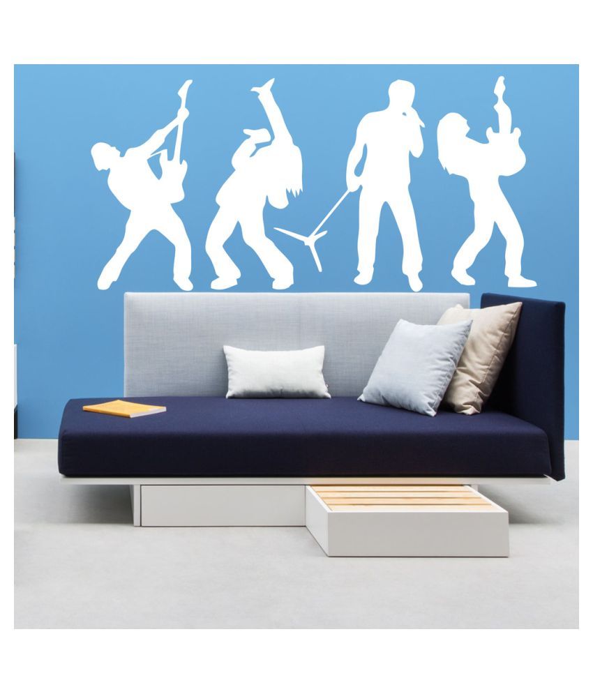     			Decor Villa Music Band PVC Wall Stickers