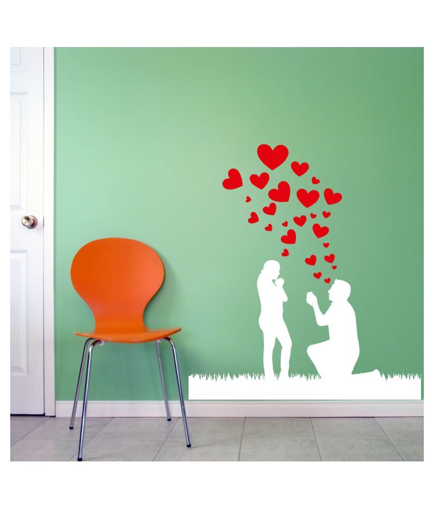     			Decor Villa Will U Marry Me Wall PVC Wall Stickers