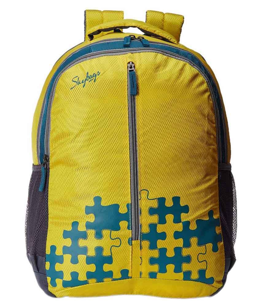 skybags yellow