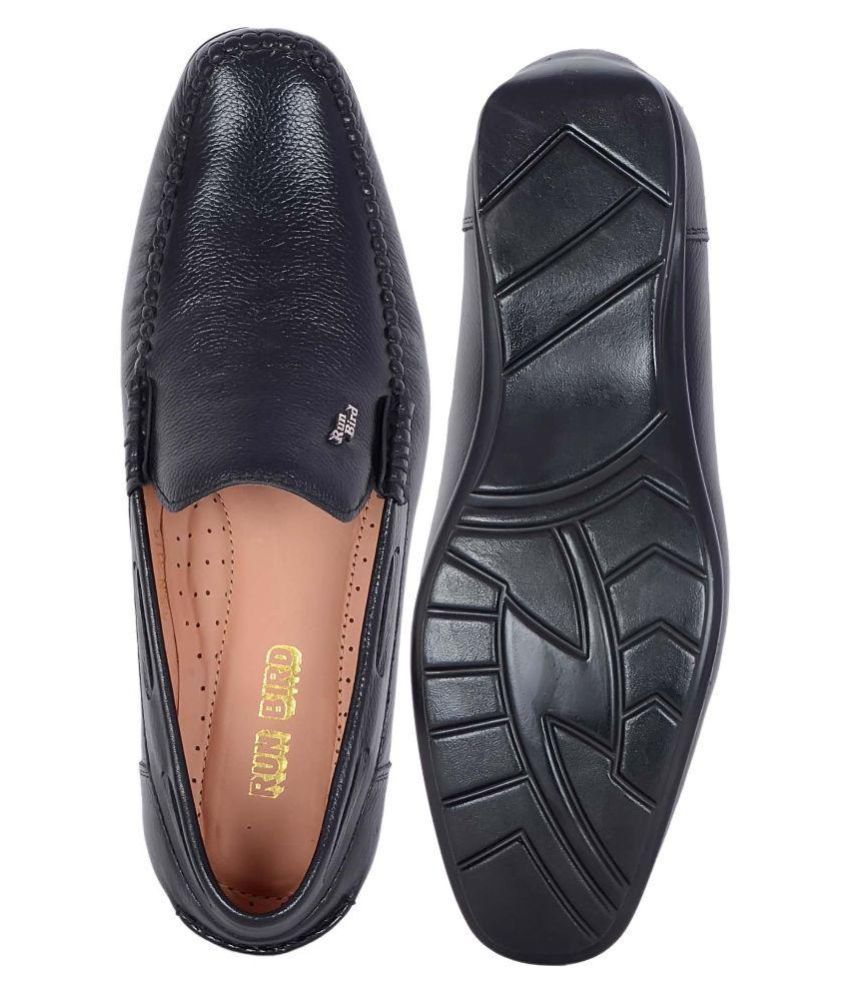 run bird leather shoes