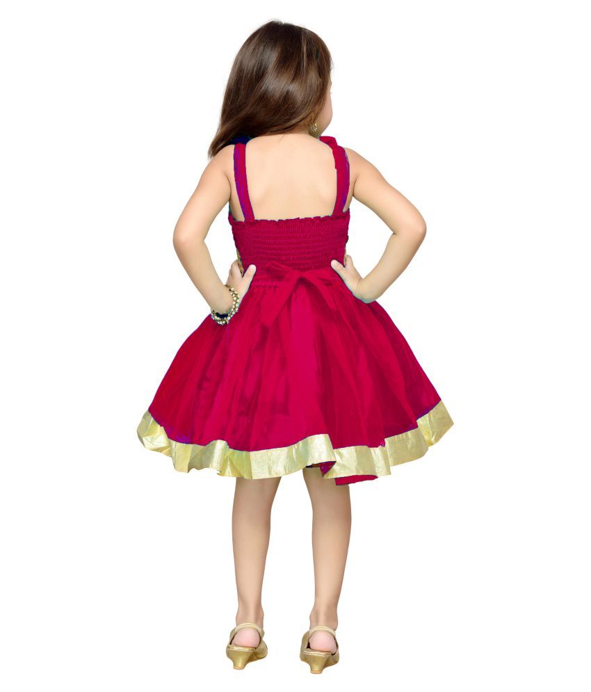 pink pari frock
