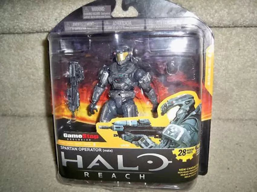 McFarlane Halo Reach Series 3 Spartan Operator Action Figure (Steel) 