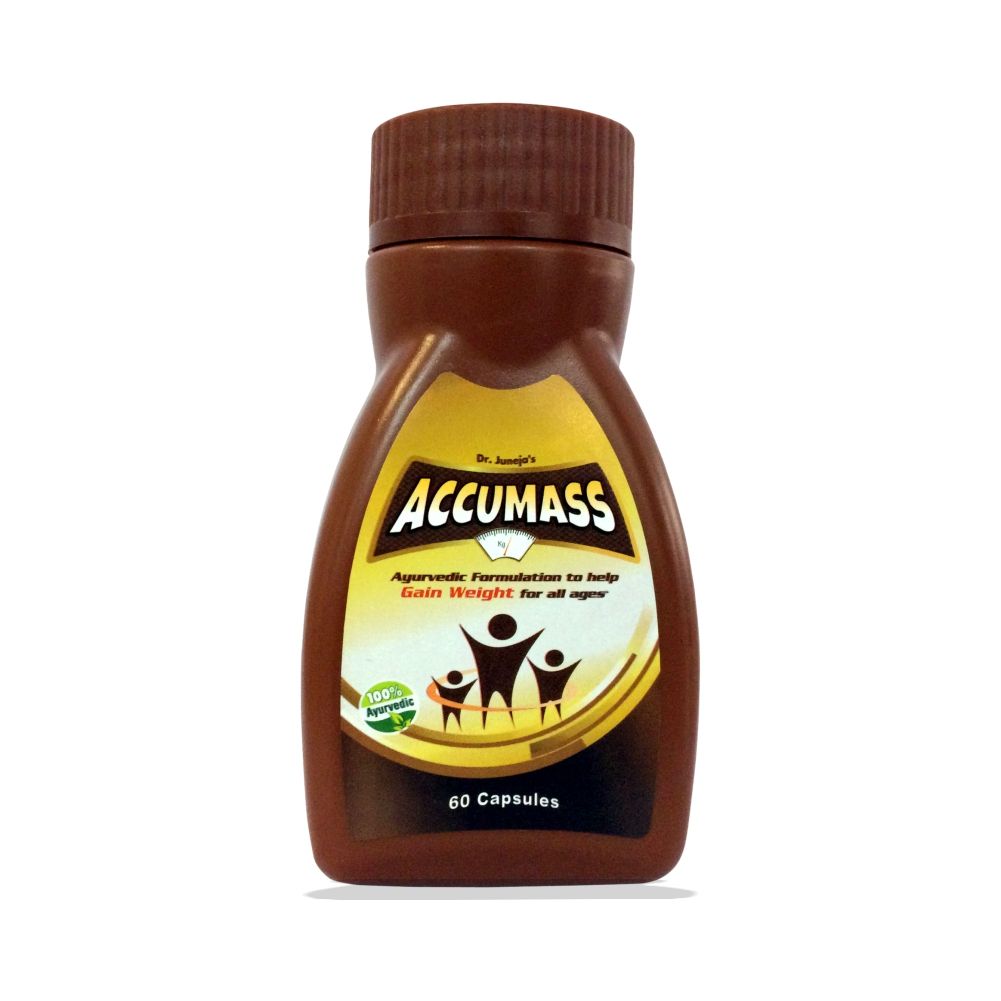 Accumass Ayurvedic Weight Gain Capsules 60Caps (Pack of 5) Buy