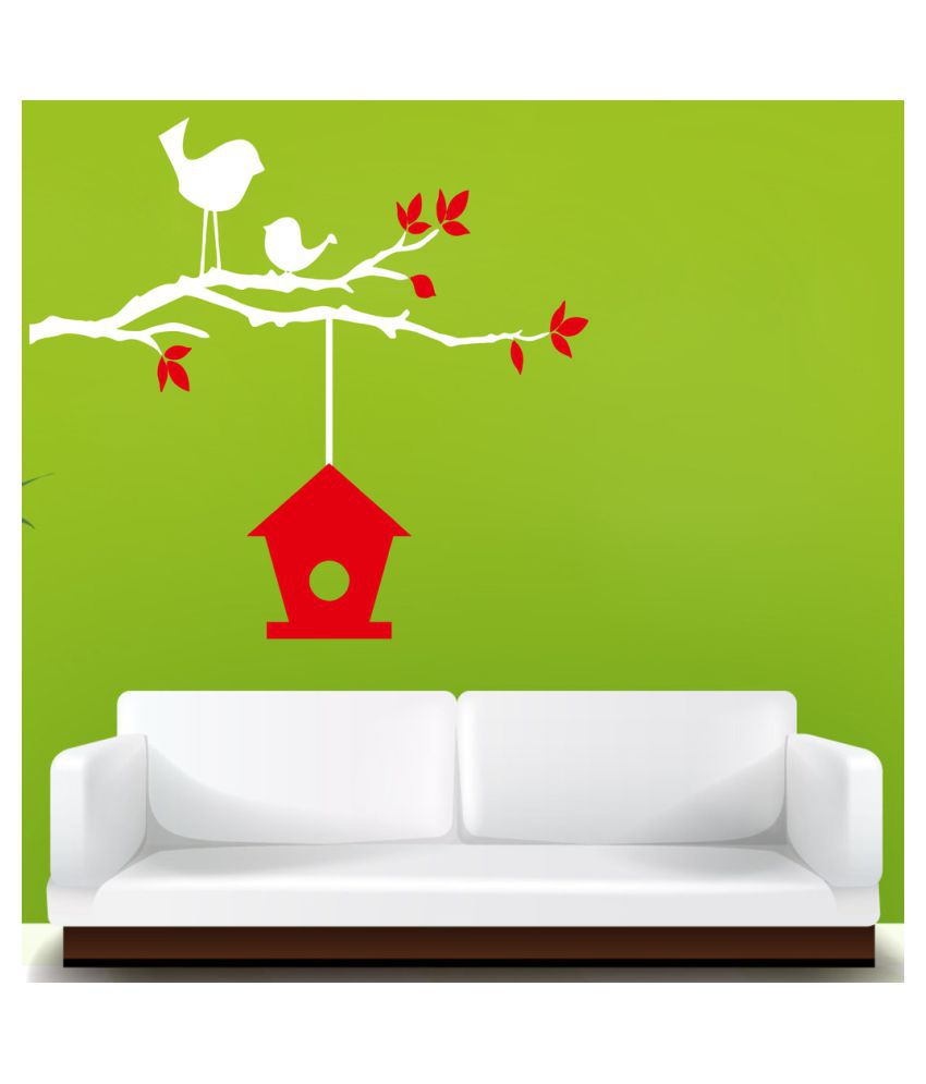     			Decor Villa Love Birds on Tree PVC Wall Stickers