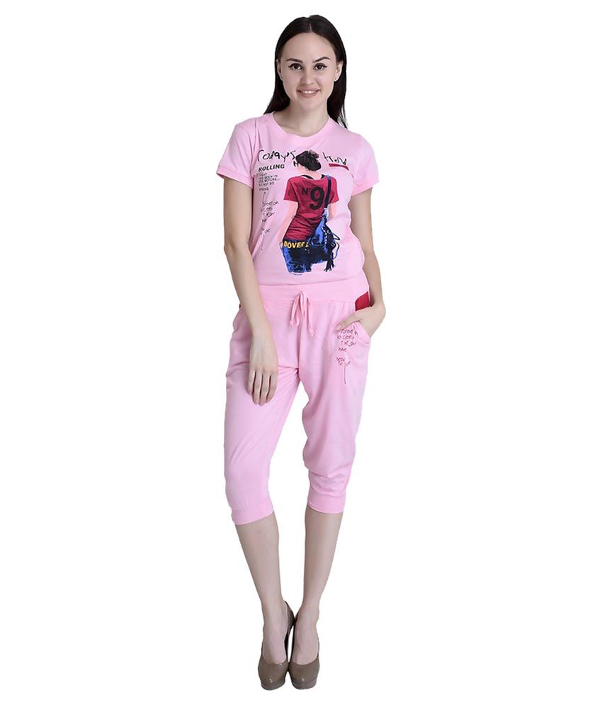 night suit pink colour