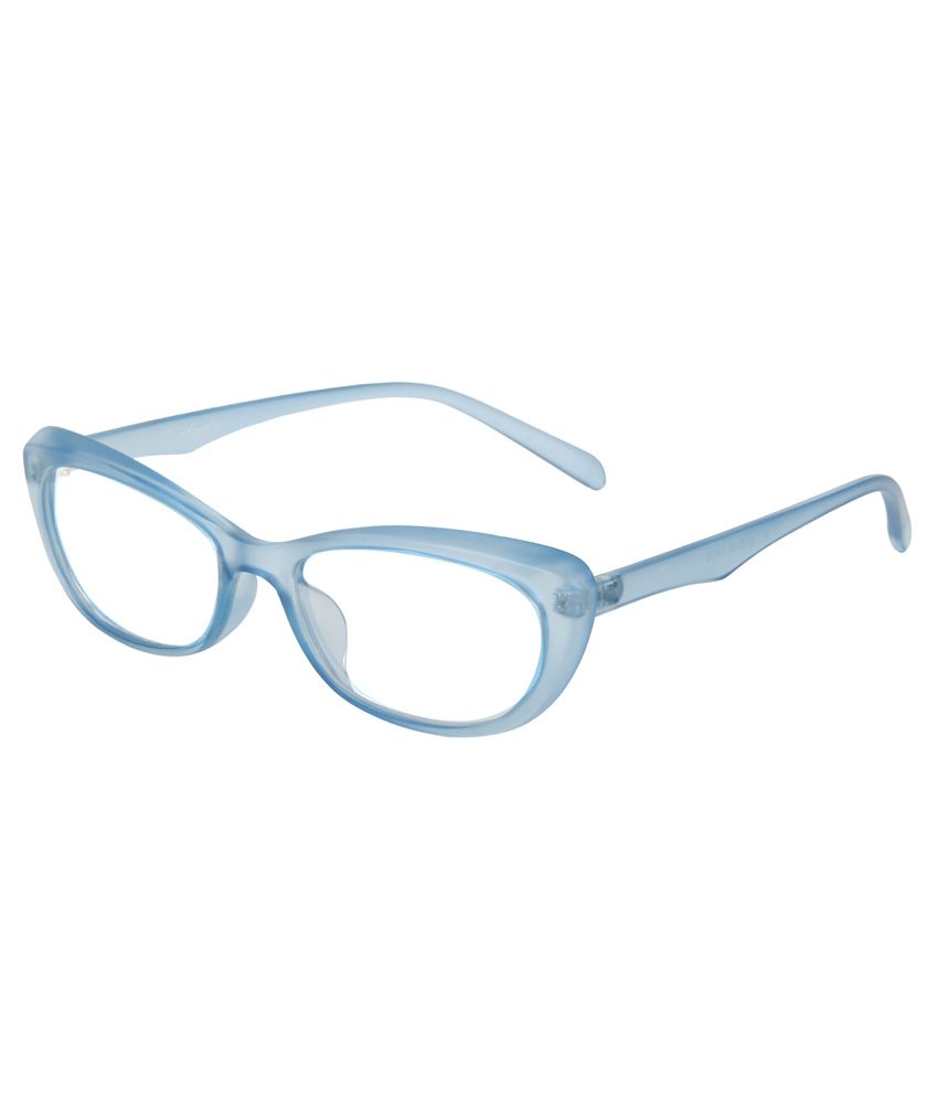 Zyaden Blue Cateye Frame Eyeglasses Buy Zyaden Blue Cateye Frame Eyeglasses Online at Low