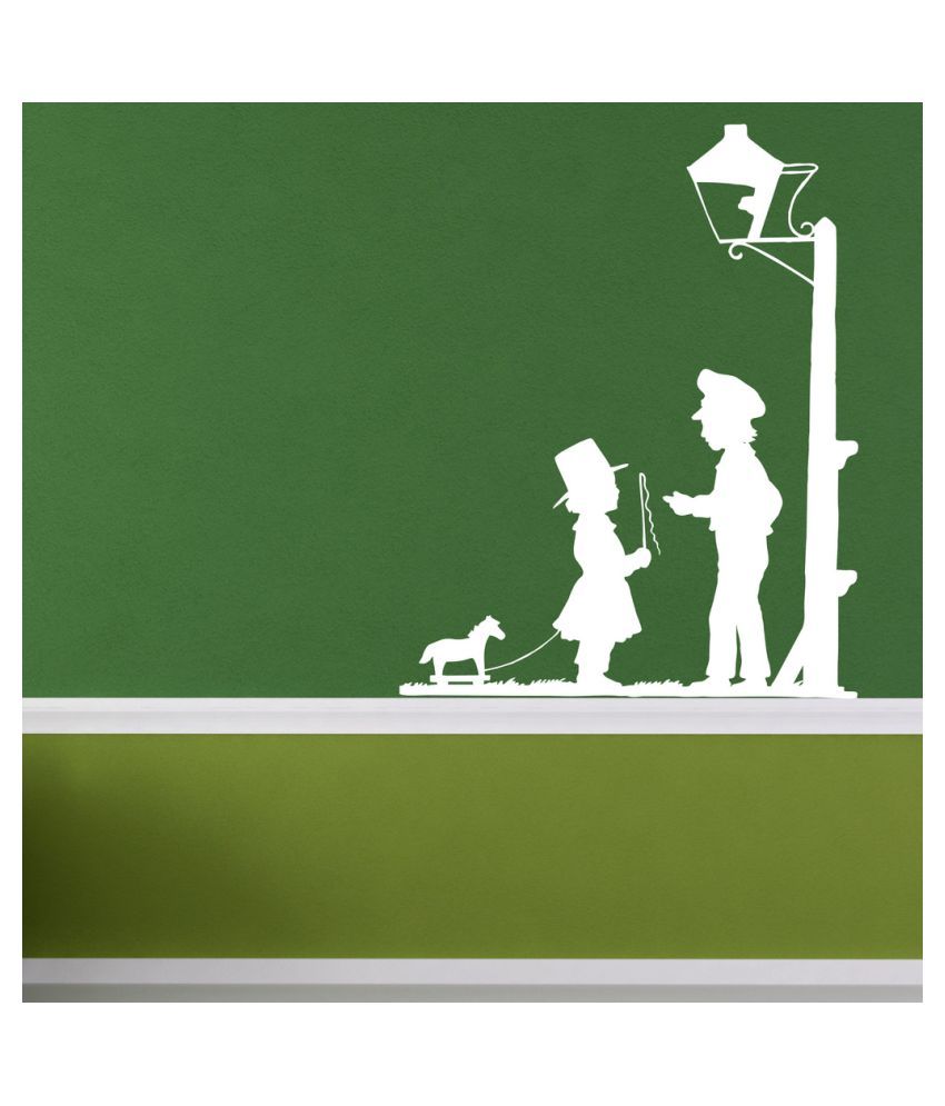     			Decor Villa Boy and girl PVC Wall Stickers