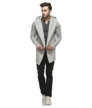 tinted men's cotton blend cardigan