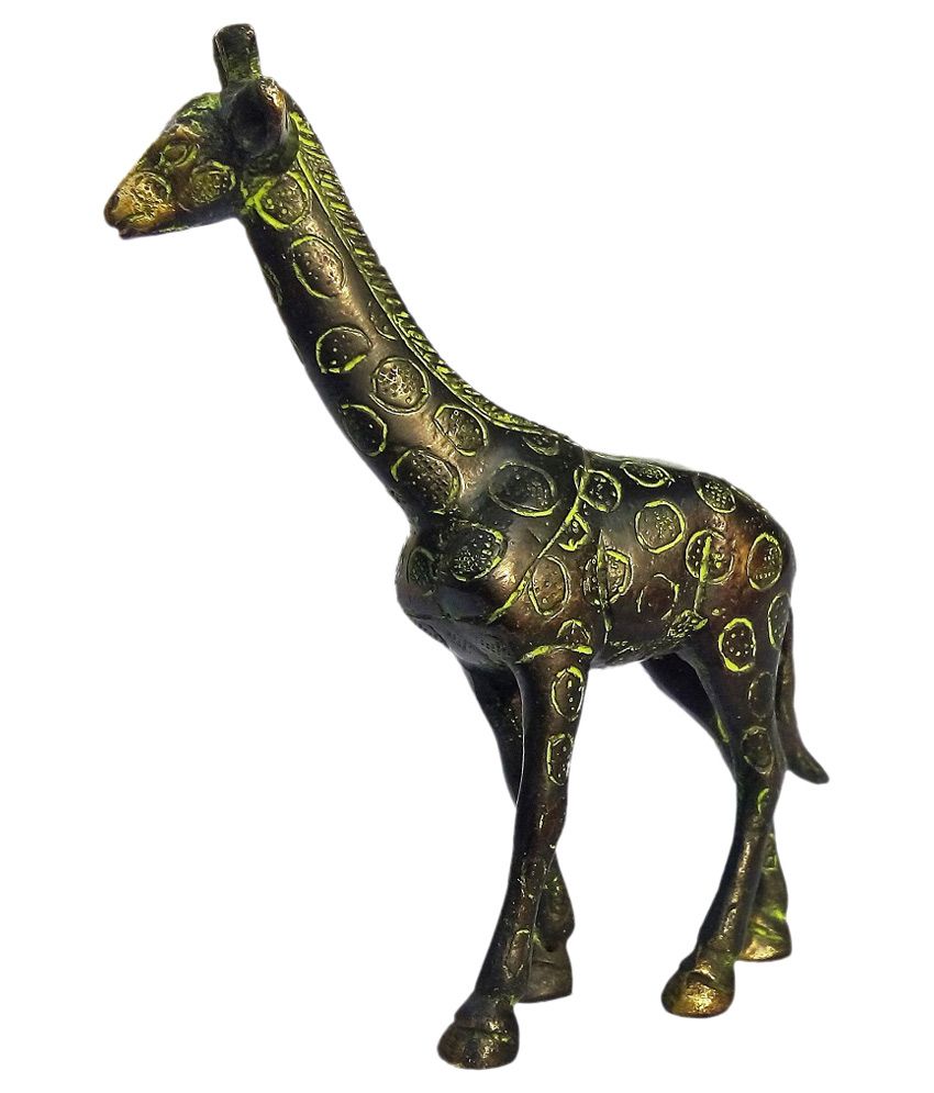 Kartique Brass Giraffe Statue: Buy Kartique Brass Giraffe Statue at