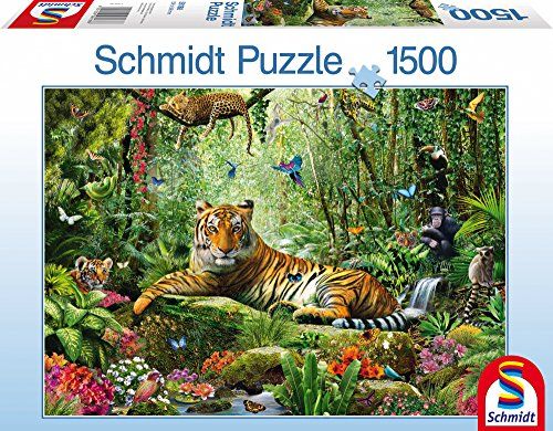 Schmidt Jungle Tigers Puzzle (1500 Piece) - Buy Schmidt Jungle Tigers ...