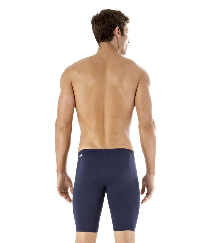 Speedo Navy Polyester Jammer Single Buy Speedo Navy Polyester Jammer