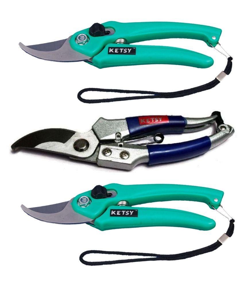 Ketsy 762 Gardening Pruning Shear Set of 3 Buy Ketsy 762 Gardening