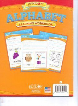 Bendon Alphabet Learning Workbook - Buy Bendon Alphabet Learning
