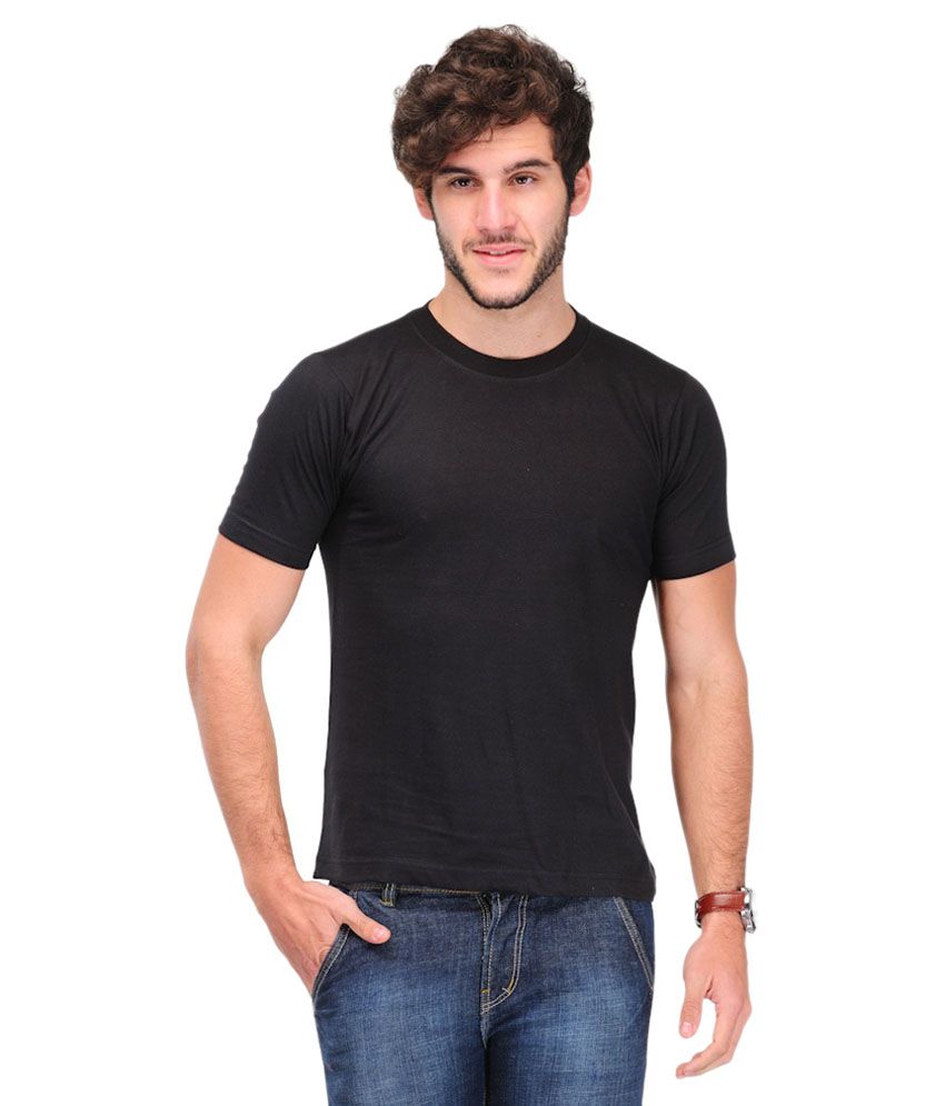 Calibro Black Round T-Shirt with Sunglass - Buy Calibro Black Round T ...