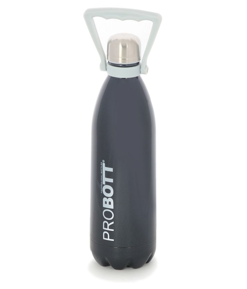 Probott 1000 ml Black Stainless Steel Vacuum Water Bottle Buy Online