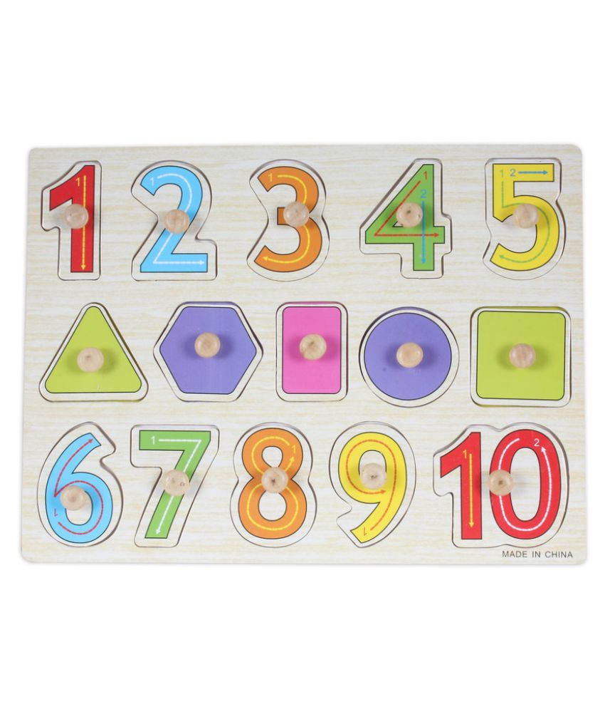 wooden number puzzle