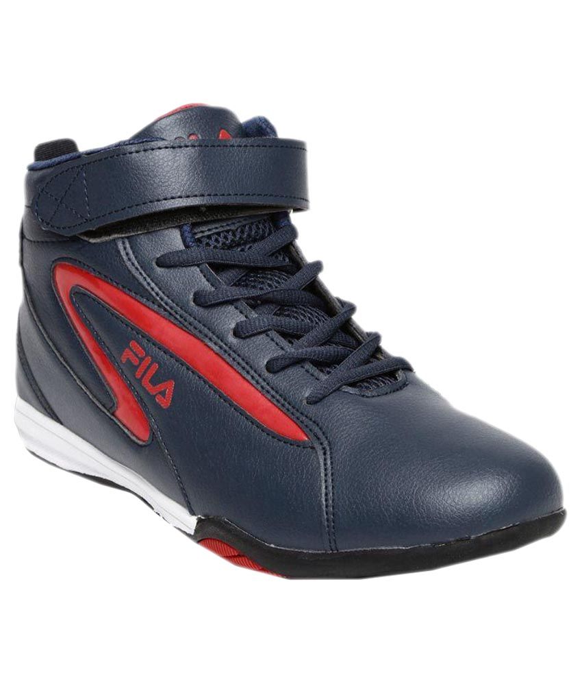 fila navy trainers