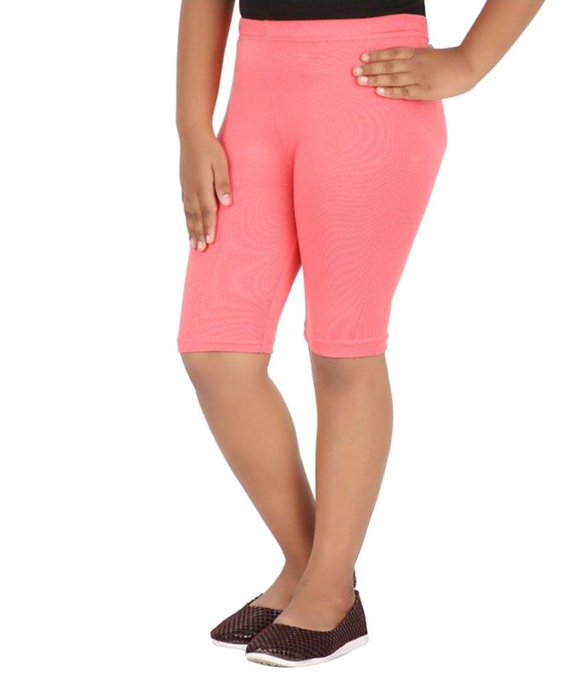 peach cycling shorts