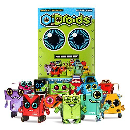 Oi Droids Pop Out Papercraft Robot Cards 15 Pack - Buy Oi Droids Pop ...