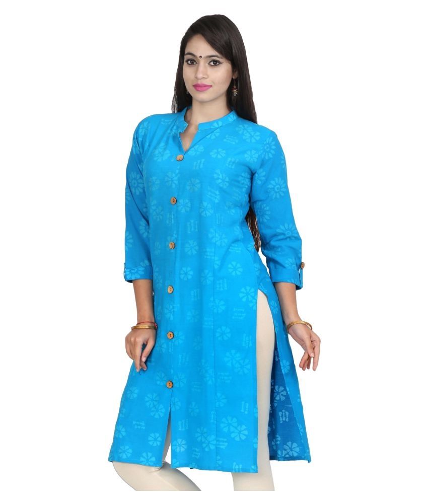 a line princess cut kurti