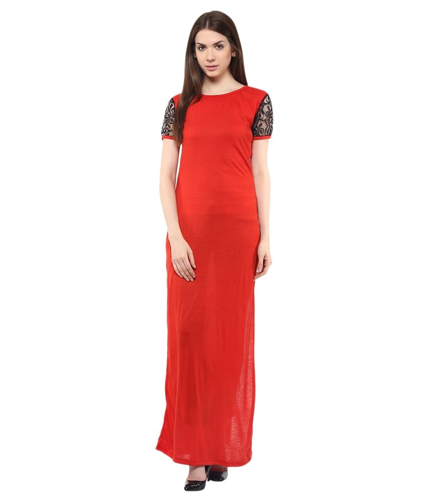 Athena Red Cotton Dresses Buy Athena Red Cotton Dresses Online at