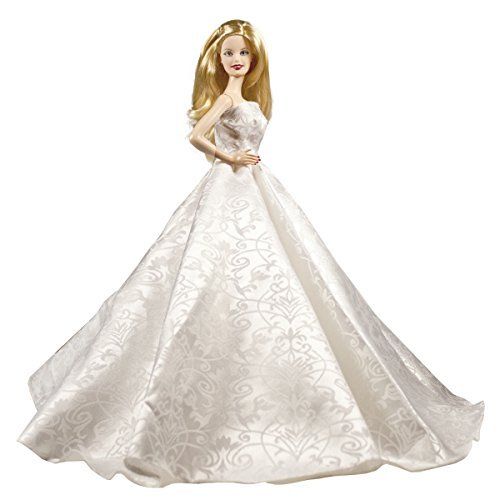 white barbie gown