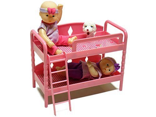 Bunk Bed Buddies Baby Girl Doll Playset, Dog Ladder For Bunk Bed