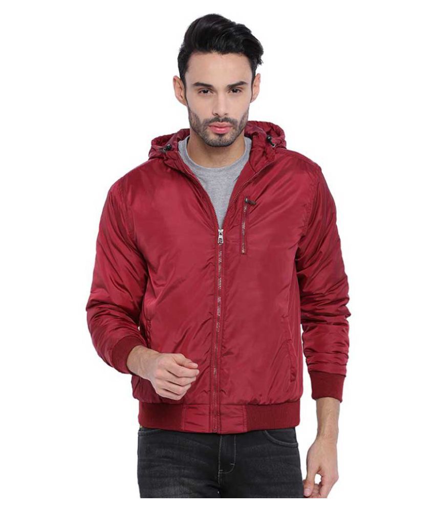 campus sutra hooded quilted jacket