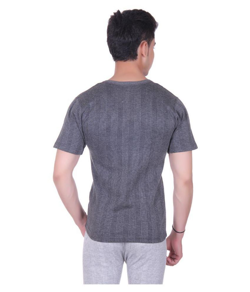 dark grey thermal shirt