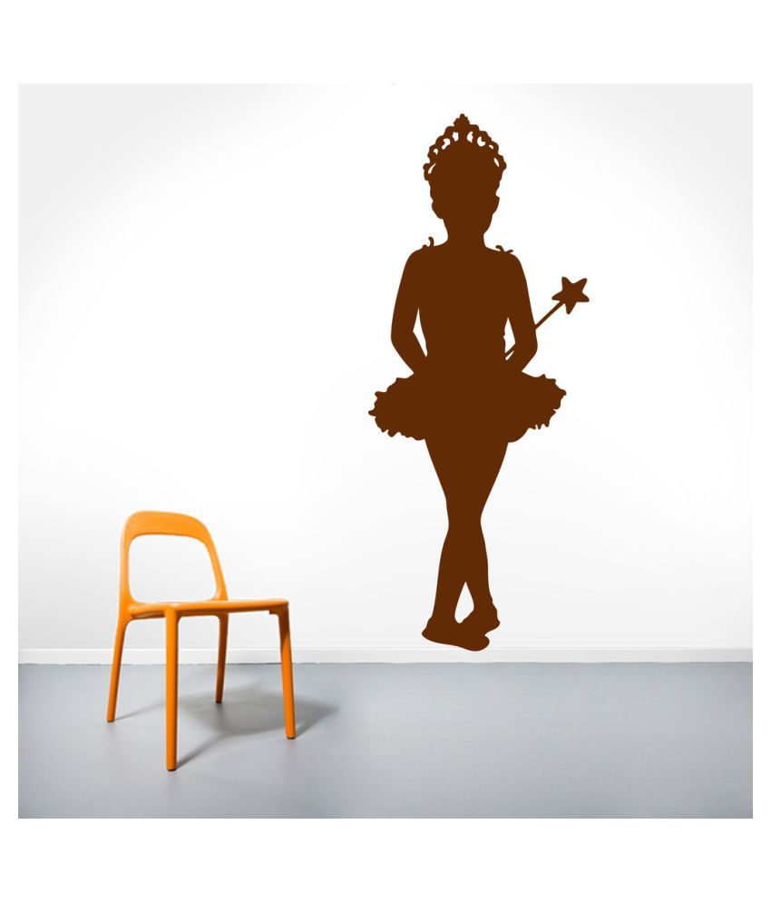     			Decor Villa Cute Little Girl PVC Wall Stickers