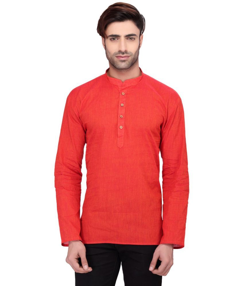 red kurta black pant