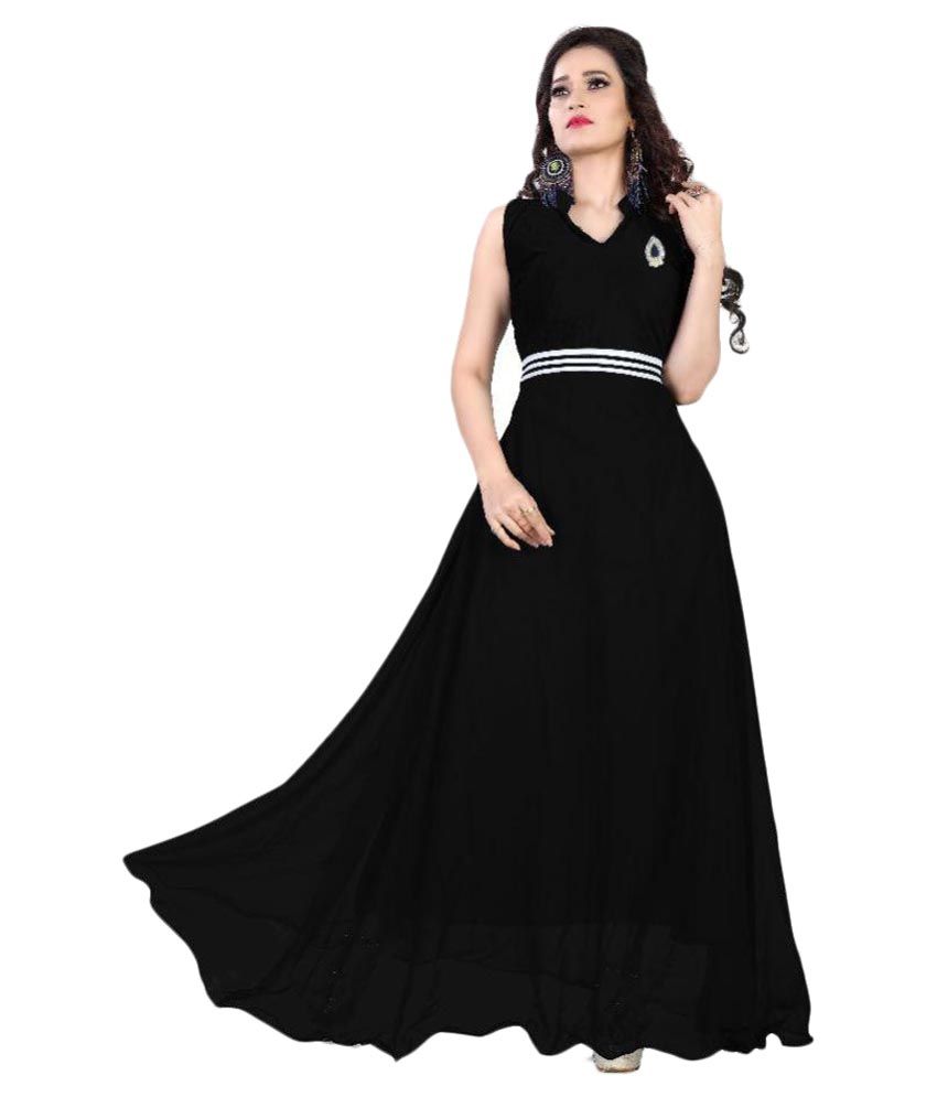 georgette full gown
