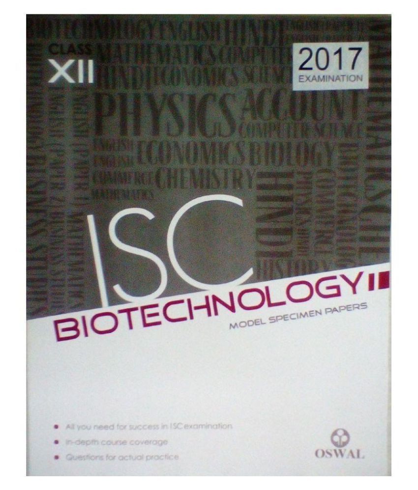 OSWAL ISC Biotechnology Model Specimen Papers of Class XII Paperback