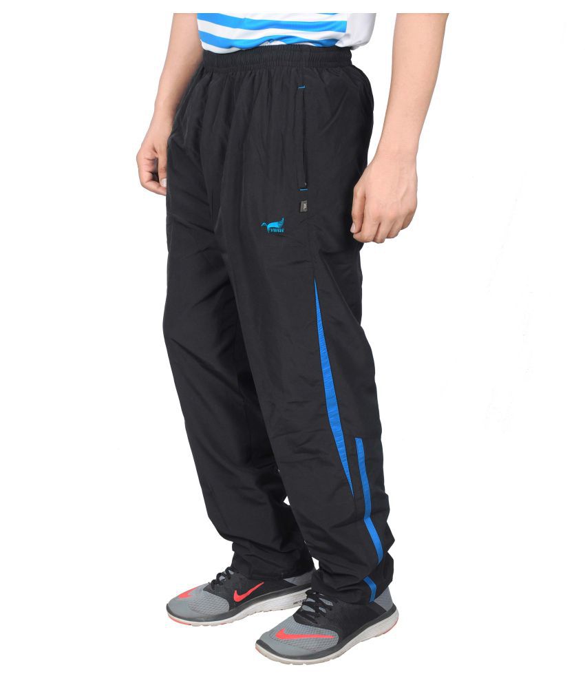 NNN Black Polyester Track Pants - Buy NNN Black Polyester Track Pants ...